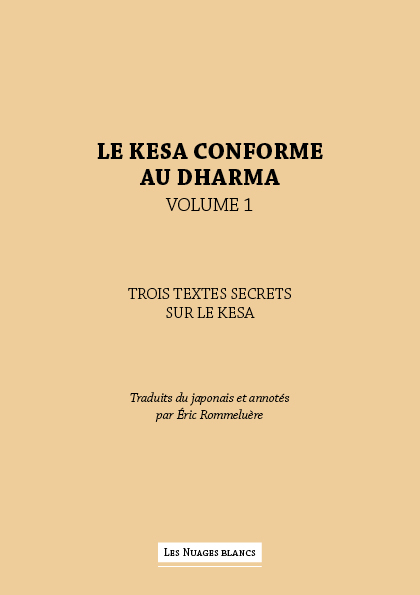Couverture livre "Le kesa conforme au dharma"